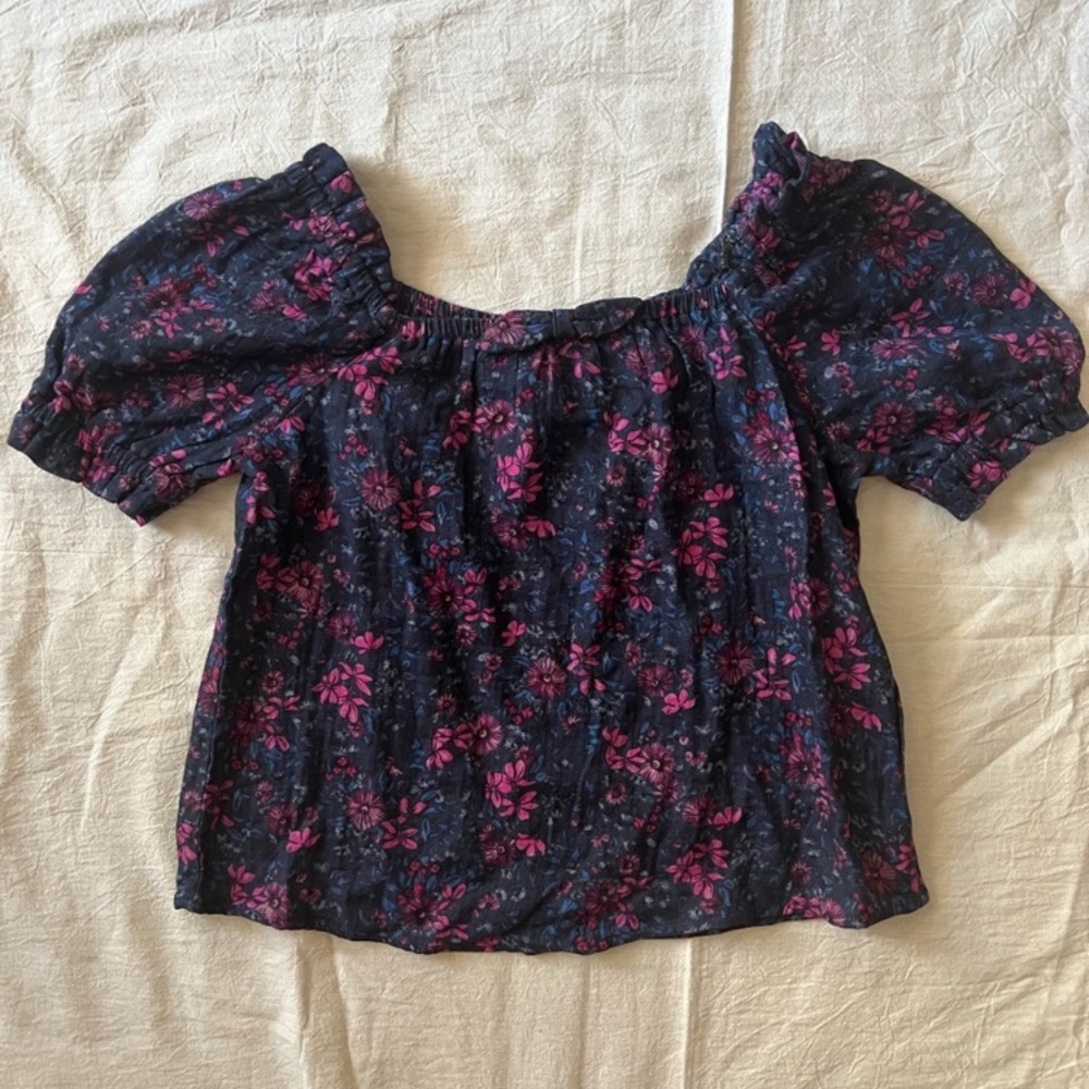 AQUA girls boho top